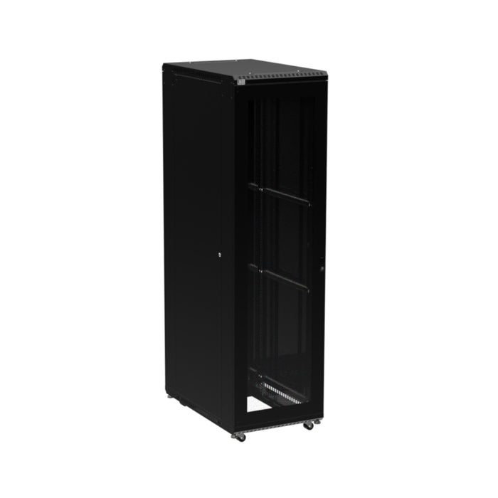 45U LINIER® Server Cabinet - Glass/Glass Doors - 3103 Series