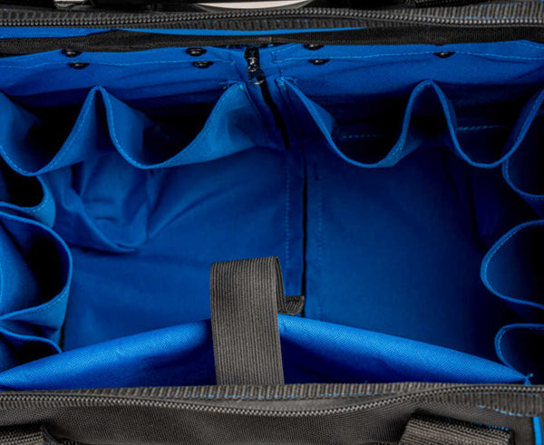 Ultimate Fiber Kit in Rolling Tool Bag -18 organizer pockets