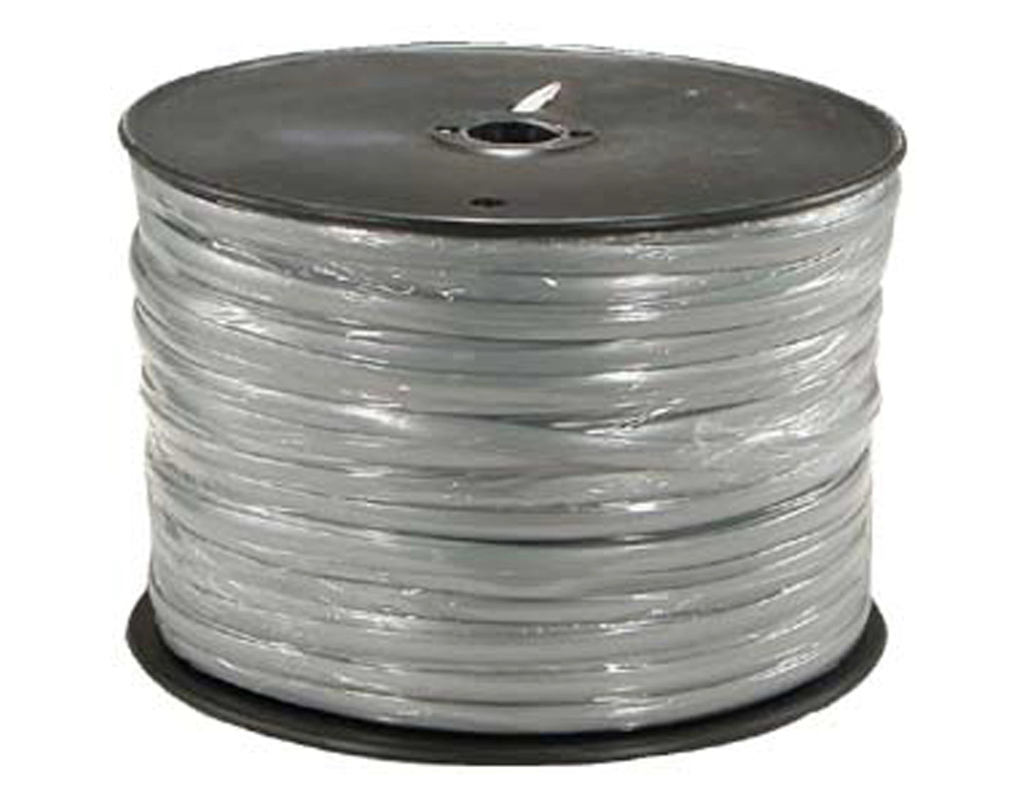 Flat Modular Silver Satin Cable 1000' - 28 AWG - 4, 6, and 8 Conductors
