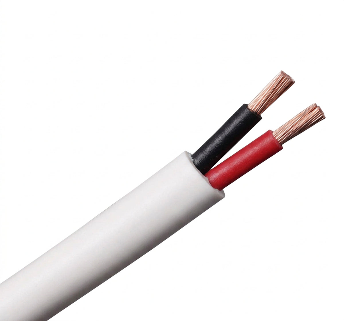 Outdoor Direct Burial Speaker Wire, Audio Cable: 16/2 Strand OFC CMX, 500', White
