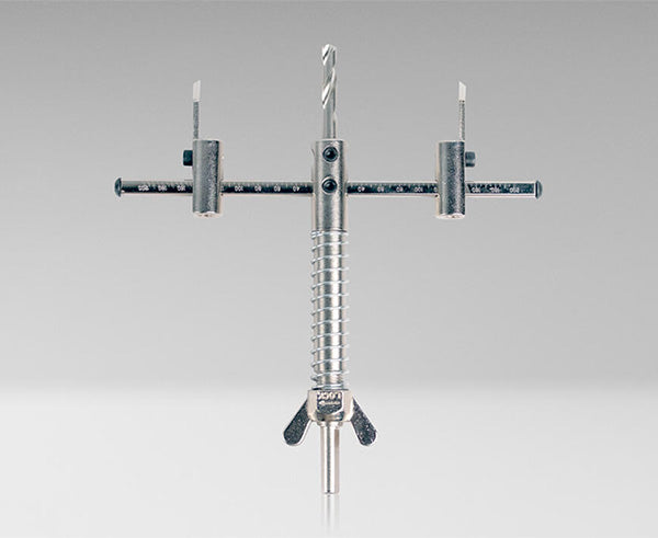 Adjustable Round Hole Cutter w/ Vacuum Port, 9" - Details of drill up close - Primus Cable