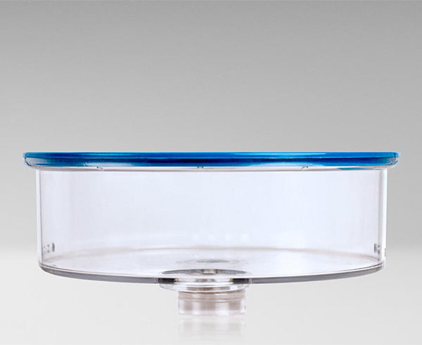 Adjustable Round Hole Cutter w/ Vacuum Port, 9" - Plastic bin for debris - Primus Cable