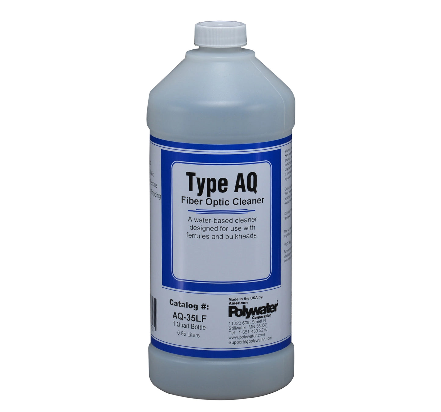 Polywater® AquaKleen™ Fiber Cleaner, FIBER OPTIC CABLE CLEANERS