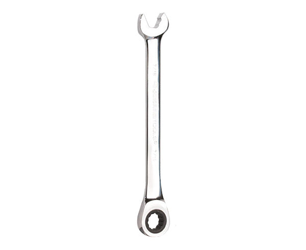 Ratcheting Speed Wrench, 7/16" - Silver chromium finish - Primus Cable