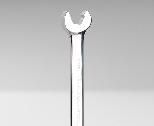 Ratcheting Speed Wrench, 7/16" - Close up of one end - Primus Cable Tools