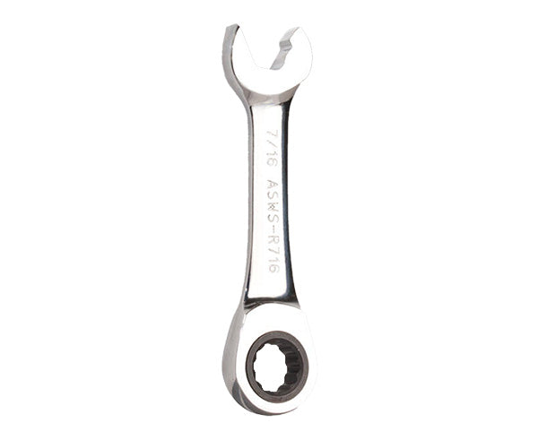 Ratcheting Stubby Speed Wrench, 7/16" - Primus Cable