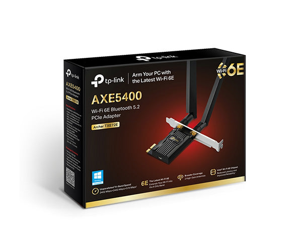 AXE5400 Wi-Fi 6E Bluetooth 5.3 PCIe Adapter