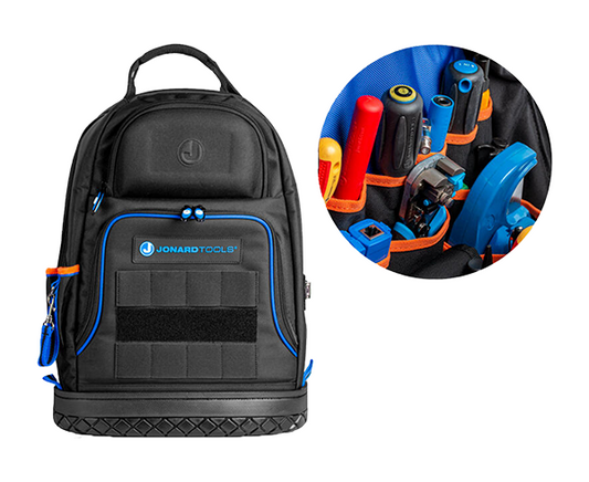 Jonard Tools, Technician's Tool Bag Backpack - Exterior View 