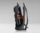 Technician's Tool Bag Backpack - Side view with zipper open revealing inside pockets and space - Primus Cable