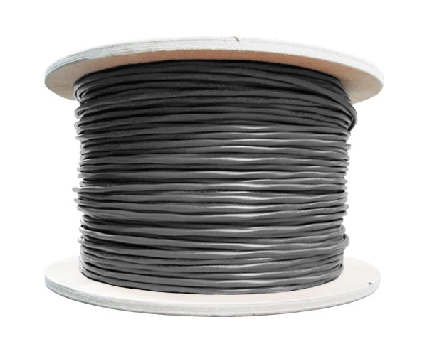 CAT6A Bulk Ethernet Cable, Shielded, CMR Riser, S/FTP, 23AWG Solid Copper, Indoor, 1000FT - Blue