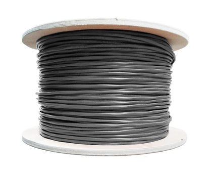 CAT6A Bulk Ethernet Cable, Shielded, CMR Riser, S/FTP, 23AWG Solid Copper, Indoor, 1000FT - Blue