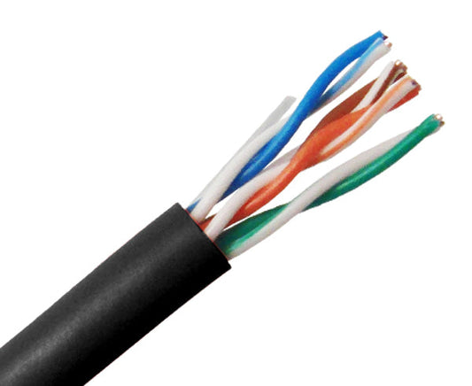 CAT6 Bulk Cable - (U/UTP) CMP, 550 MHz, 23AWG 8/C Solid BC Splineless, (UL), TAA Compliant, 1000' Pull Box
