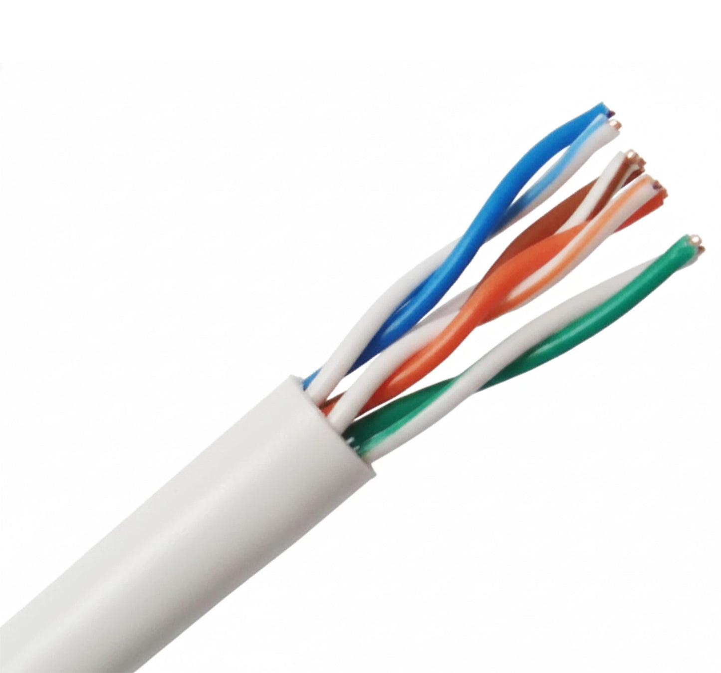 CAT6 Bulk Cable - (U/UTP) CMP, 550 MHz, 23AWG 8/C Solid BC Splineless, (UL), TAA Compliant, 1000' Pull Box