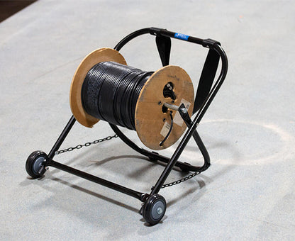 Steel Cable Caddy with Wheels & Pull Strap, 21" Wide | CC-2721WS