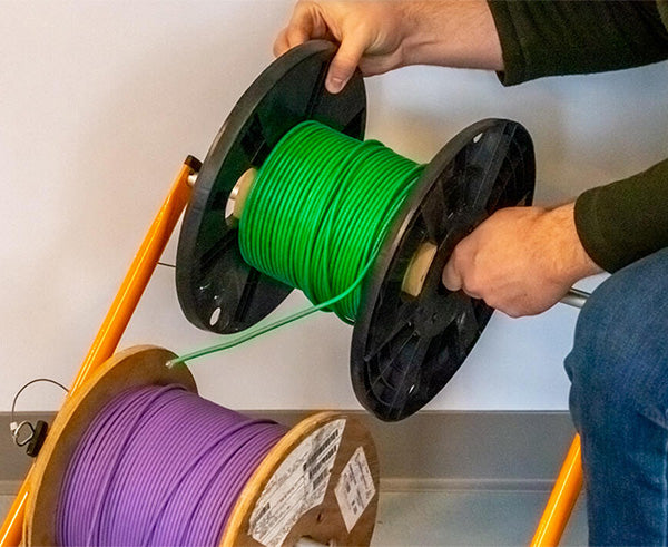 Double Decker Steel Cable Caddy, 21" Wide | CC-5442