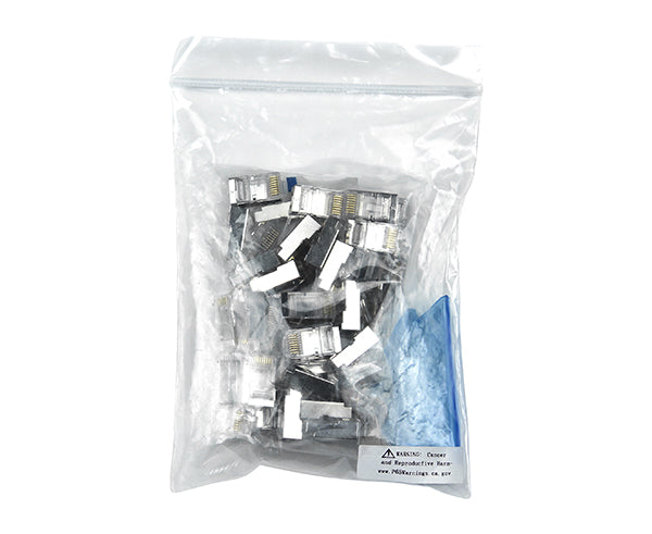 CAT6A Shielded RJ45 Connector - 0.98 to 1.05mm ID