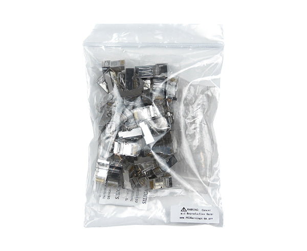 CAT6A Shielded RJ45 Connector - 0.80mm to 0.86mm ID