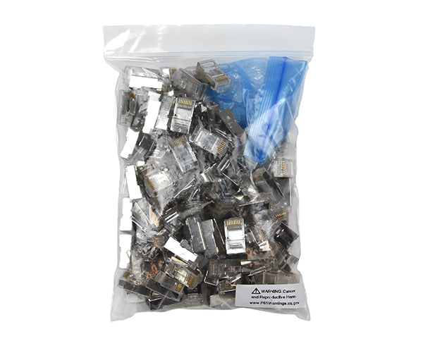 CAT6A Shielded RJ45 Connector - 0.80mm to 0.86mm ID