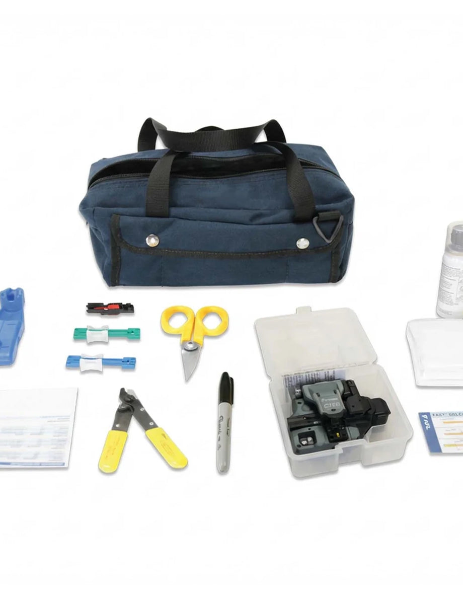 FAST Connector Universal Fiber Tool Kit, High Precision CT-50 Cleaver Included