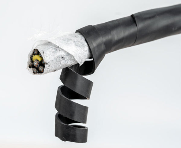 Round Cable Strip and Ring Tool, 4.5-29mm Outer Jacket - Results of tool that has been stripped - Primus Cable