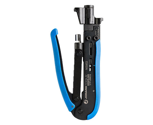 Compression Tool Fixed - CG Long Style F Connectors - Blue and black design - Primus Cable
