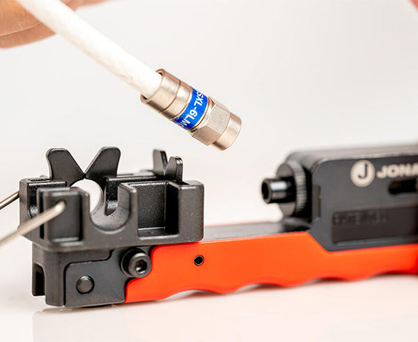360° Compression Tool for Long RG6, & RG11 Style F Connectors - Primus Cable Hand Tools