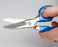 Ergonomic Electrician's Scissors - Close up of shears and small wire stripping - Primus Cable