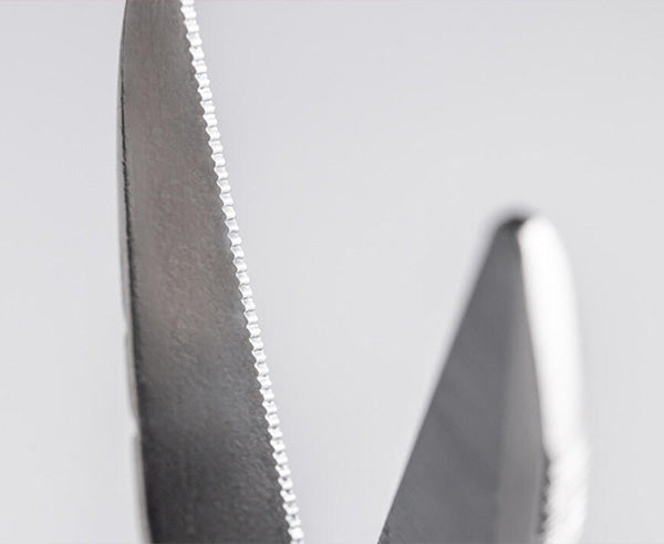 Electrician's Scissors - Close up of serrated edge - Primus Cable