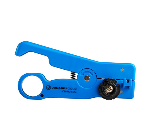 Fiber Slit & Ring Tool for EZ Fuse SC/LC Connectors - Primus Cable - Blue