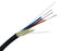 Loose Tube Plenum Fiber Optic Cable, Multimode 10 Gig OM4, Corning Fiber, Indoor/Outdoor