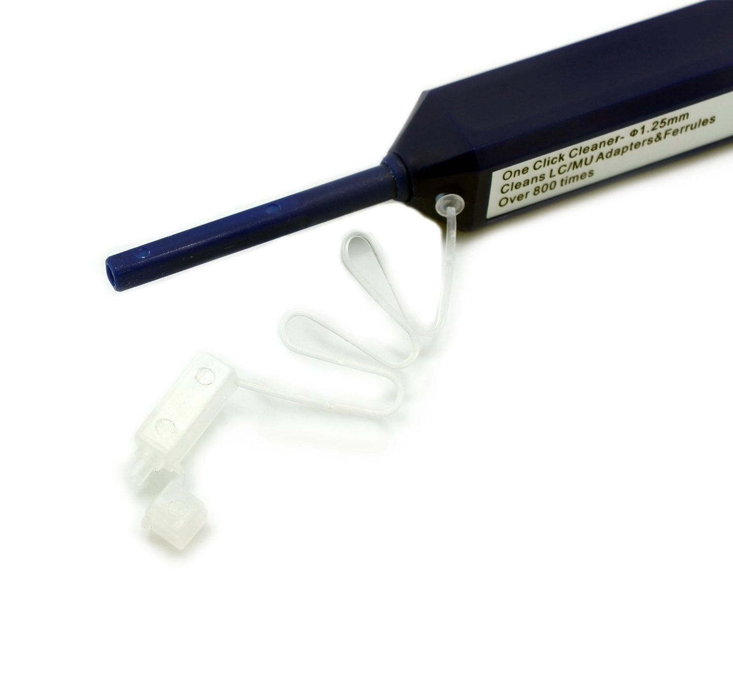 Fiber Cleaning Pen, SC/FC/ST/E2000, LC/MU, 1.25mm, 2.5mm, 800 Cleaning Cycles