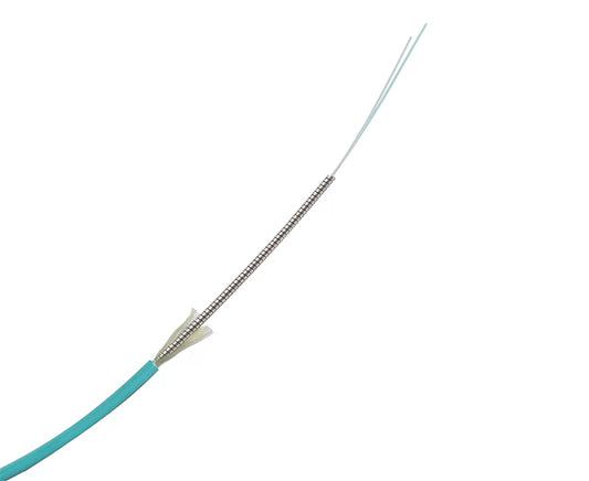 Micro-Distribution Armored Plenum Fiber OM3 MultiMode, 2 Strand, Indoor