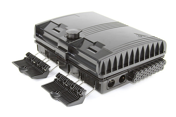 Fiber Termination Box, Wall Mount, Plastic, 16 Splices – Primus Cable