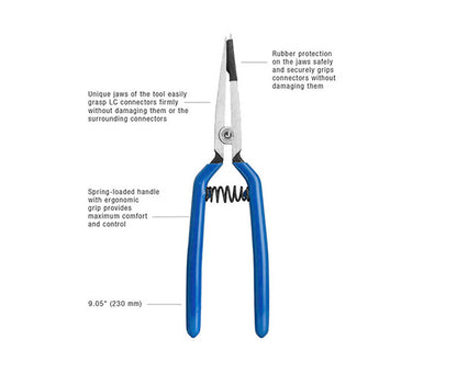 Fiber Connector Tool, for LC, SC Connectors - diagram