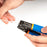 Hand Inserting Fiber into Fiber Drop Cable Stripper, 1.6 x 2.0 mm