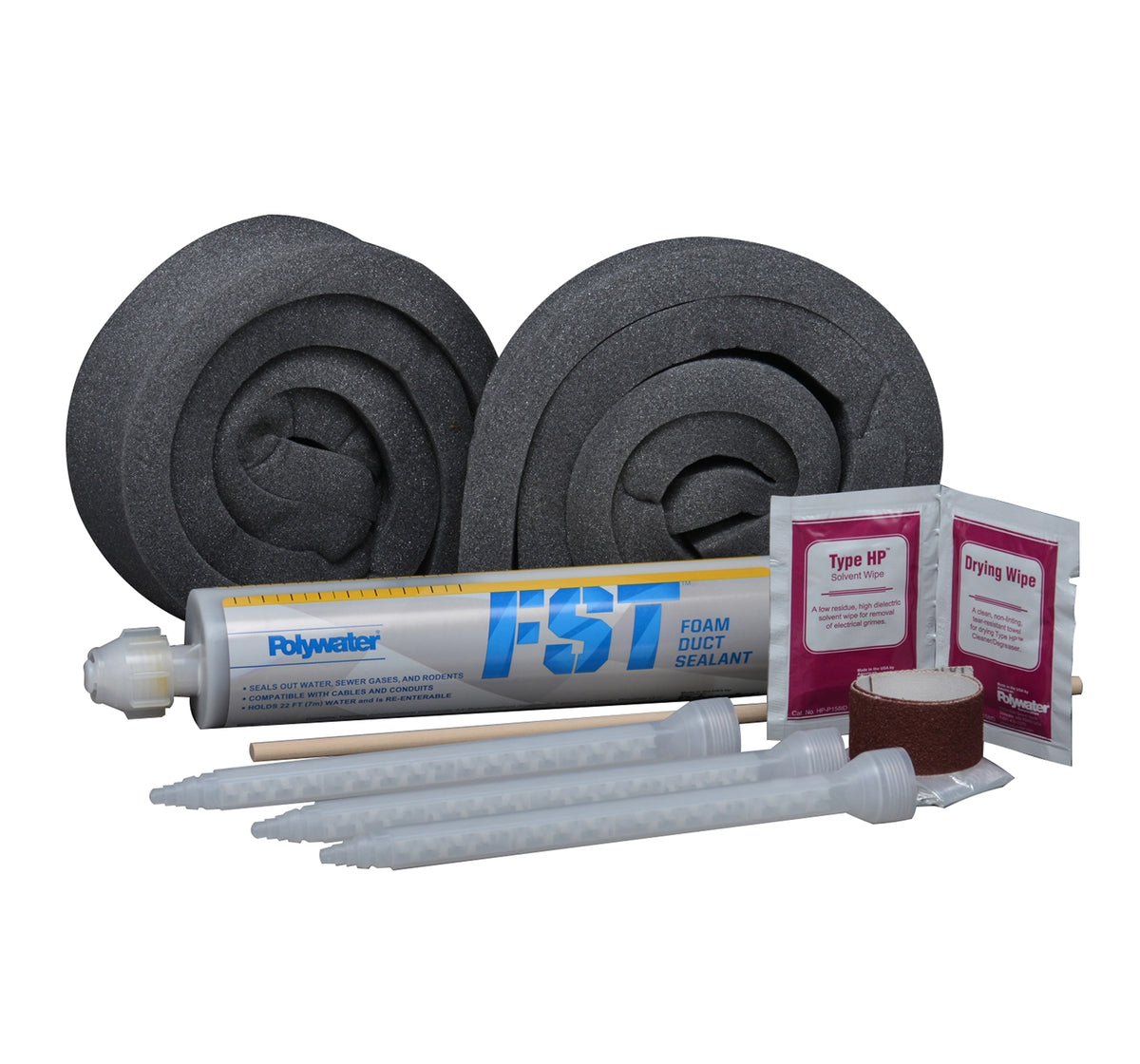 Polywater® FST™ Foam Duct Sealant, Foam Conduit Sealant, Kit