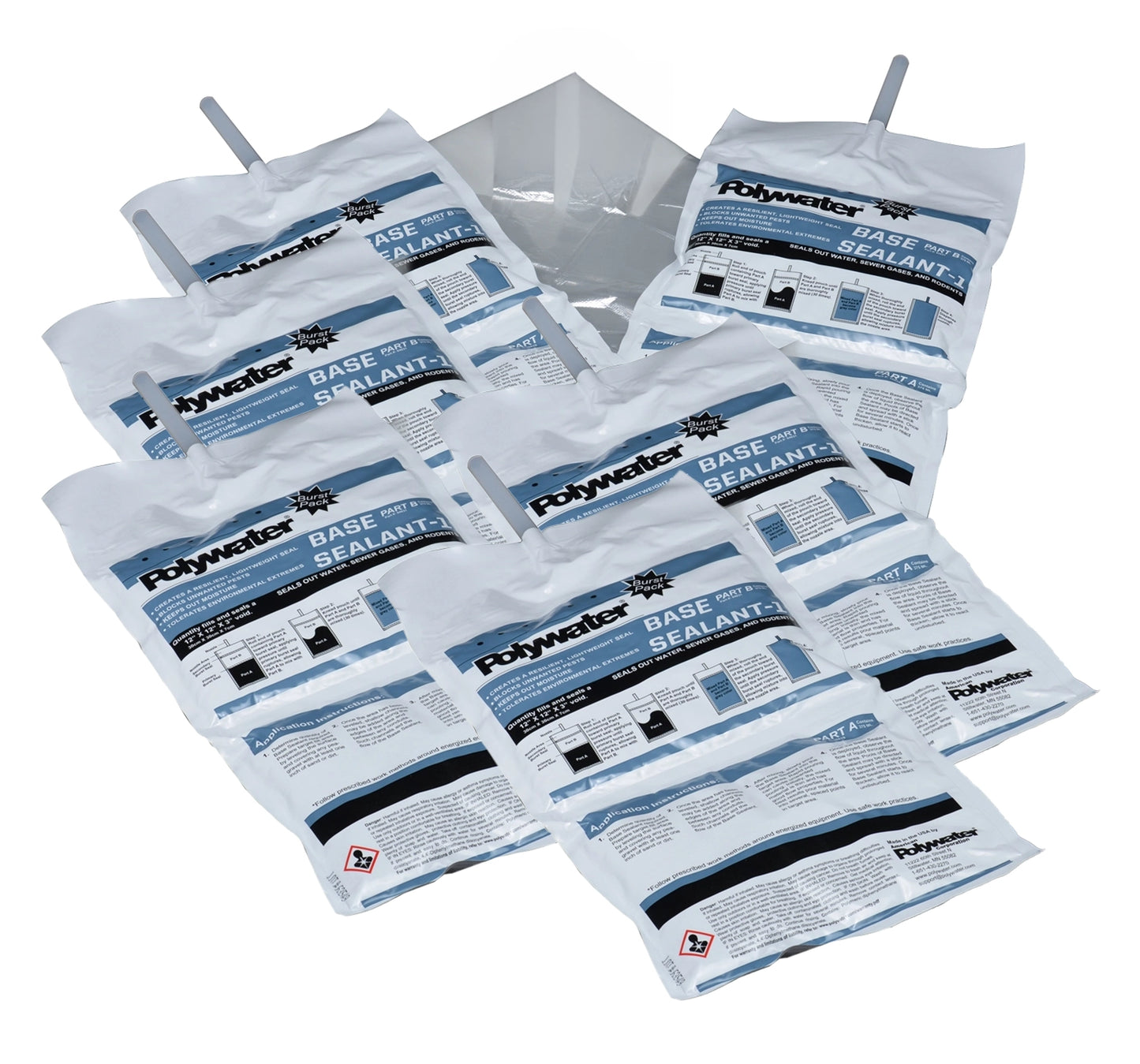 Polywater® PedFloor™ Pest and Moisture Blocking Foam Pedestal Sealant, UTILITY ENCLOSURE FLOOR SEALANT, KIT