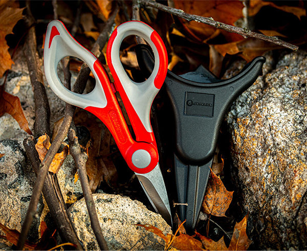 Molded Tool Pouch - Black Nylon Tool Pouch with Shears Beside - Primus Cable