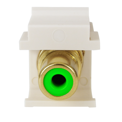 RCA F/F Keystone Modules For Wall Plate - White