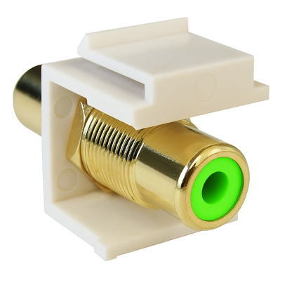 RCA F/F Keystone Modules For Wall Plate - White