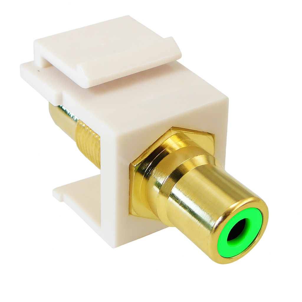 RCA F/F Keystone Modules For Wall Plate - White