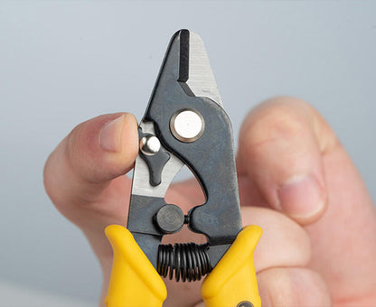 Hand Adjusting Lock on Ergonomic Fiber Optic Stripper