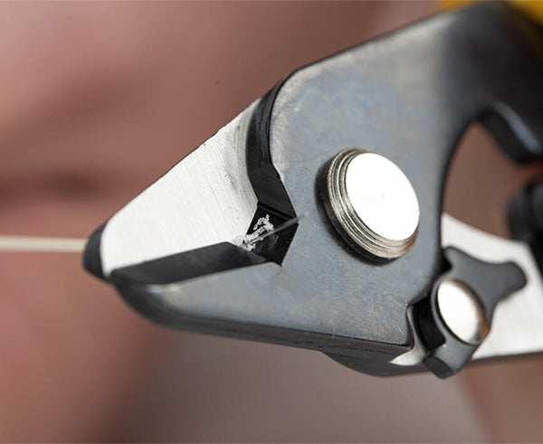 Close up on Ergonomic Fiber Optic Stripper Head 2