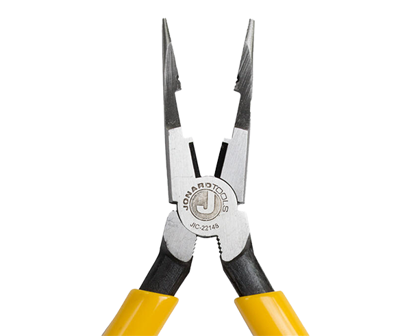 5-in-1 Combo Crimper, Long Nose Pliers - Close up of pliers - Primus Cable