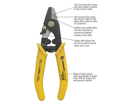 Fiber Optic Stripper, Two Hole | JIC-275