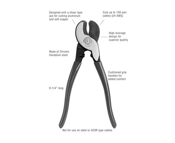 High Leverage Cable Cutter - Specifications and details - Primus Cable