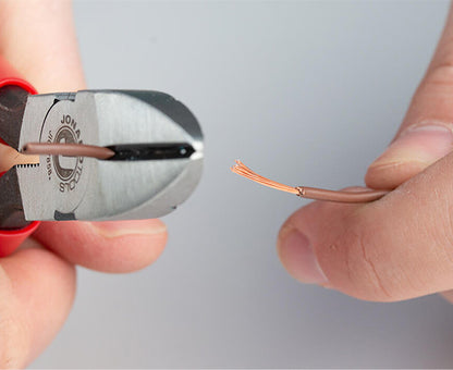 Telecom Diagonal Cutting Pliers, 6-1/4" - Result of toll stripping copper wire - Primus Cable