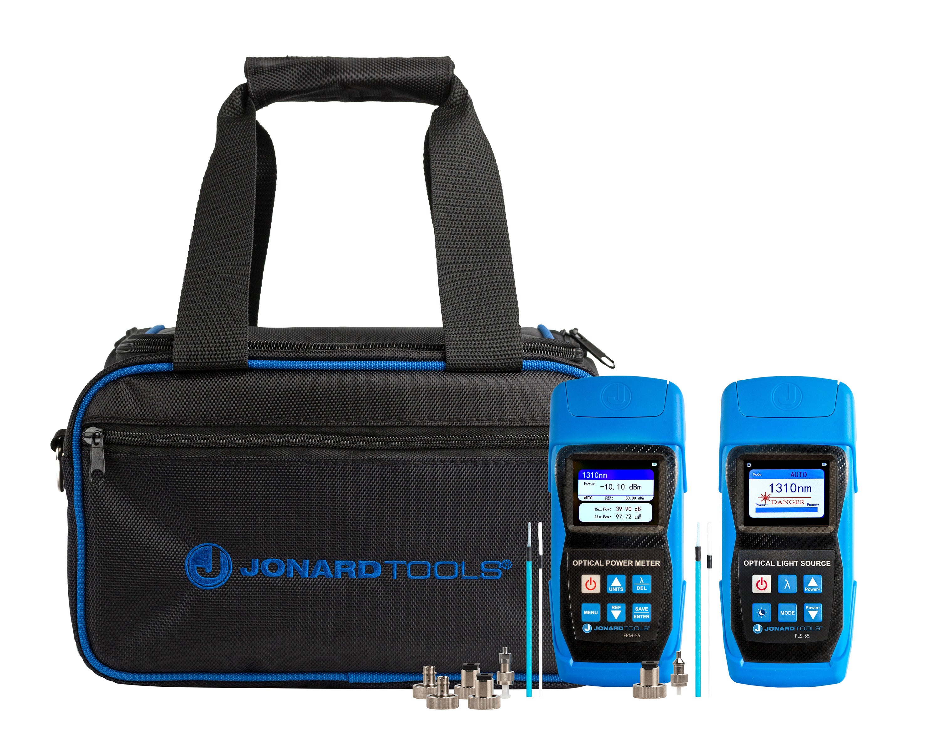 Fiber Power Meter w/ Data Storage & SM/MM Optical Light Source Kit | F ...