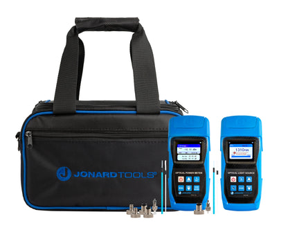 Fiber Power Meter w/ Data Storage & SM/MM Optical Light Source Kit | FPL-5555