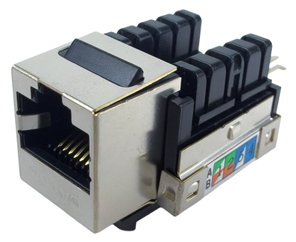 CAT5E RJ45 Shielded Keystone Jack, U-Style